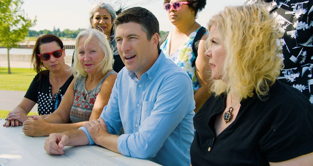 Bryan Steil with citizens of Southeast Wisconsin.